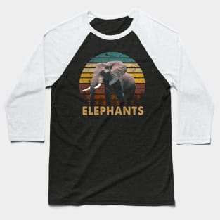 Whisker Whispers Elephant Chronicles, Stylish Tee Extravaganza Baseball T-Shirt